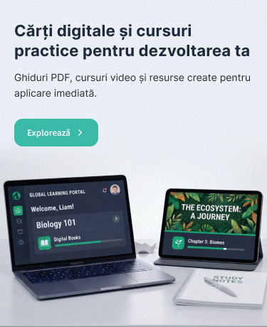 Cărți digitale și cursuri practice pentru dezvoltarea ta