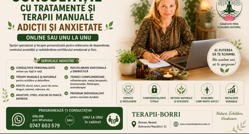 Consiliere fitoterapeutică - recomandări