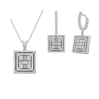 Different designs diamonds in a set