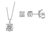 Classic diamonds in a set