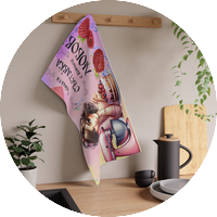 Персонализирана кухненска кърпа 30×50 см