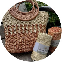 GRANDE YARN RAFFIA-FEATHER