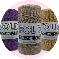 Макраме-FOLD 3 Лурекс