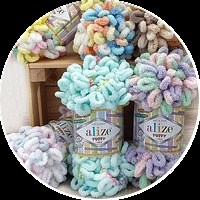 АЛИЗЕ ПУФИ КОЛОР/Alize Puffy Color