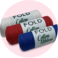 FOLD  RIBBON COTTON