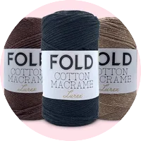 Макраме-FOLD Котон Лурекс XL