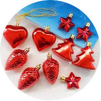 Коледни играчки за елха