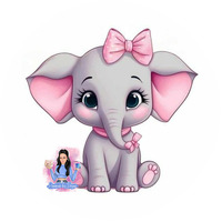 Тема ''Слонче с розова панделка''