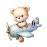 Тема '' Мече пилот (синьо) ''