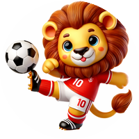 Тема ''Лъвче футболист'' червено