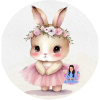 Тема '' Зайче със зелени листа ''