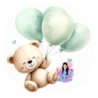 Тема '' Мече - синьо и зелено''