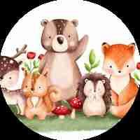 Тема ''Горски животни'' вариант 2