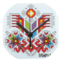 Стъклен часовник с шевица