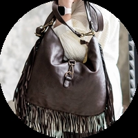 Женские итальянские сумки из вареной кожи Pelle Lavata