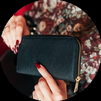 Кошельки женские из натуральной кожи